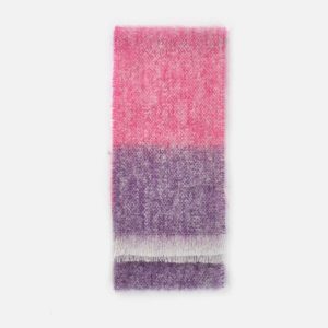 Raspberry Silare Mohair XScarf