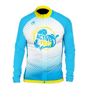 Active Filey Mens Long Sleeve Cycling Jersey