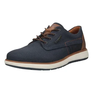 Bugatti Mens Blue Lace Up Brute Trainer