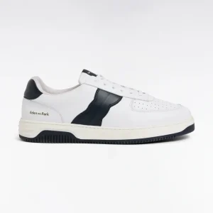 Eden Park Two-Tone Leather Sneakers