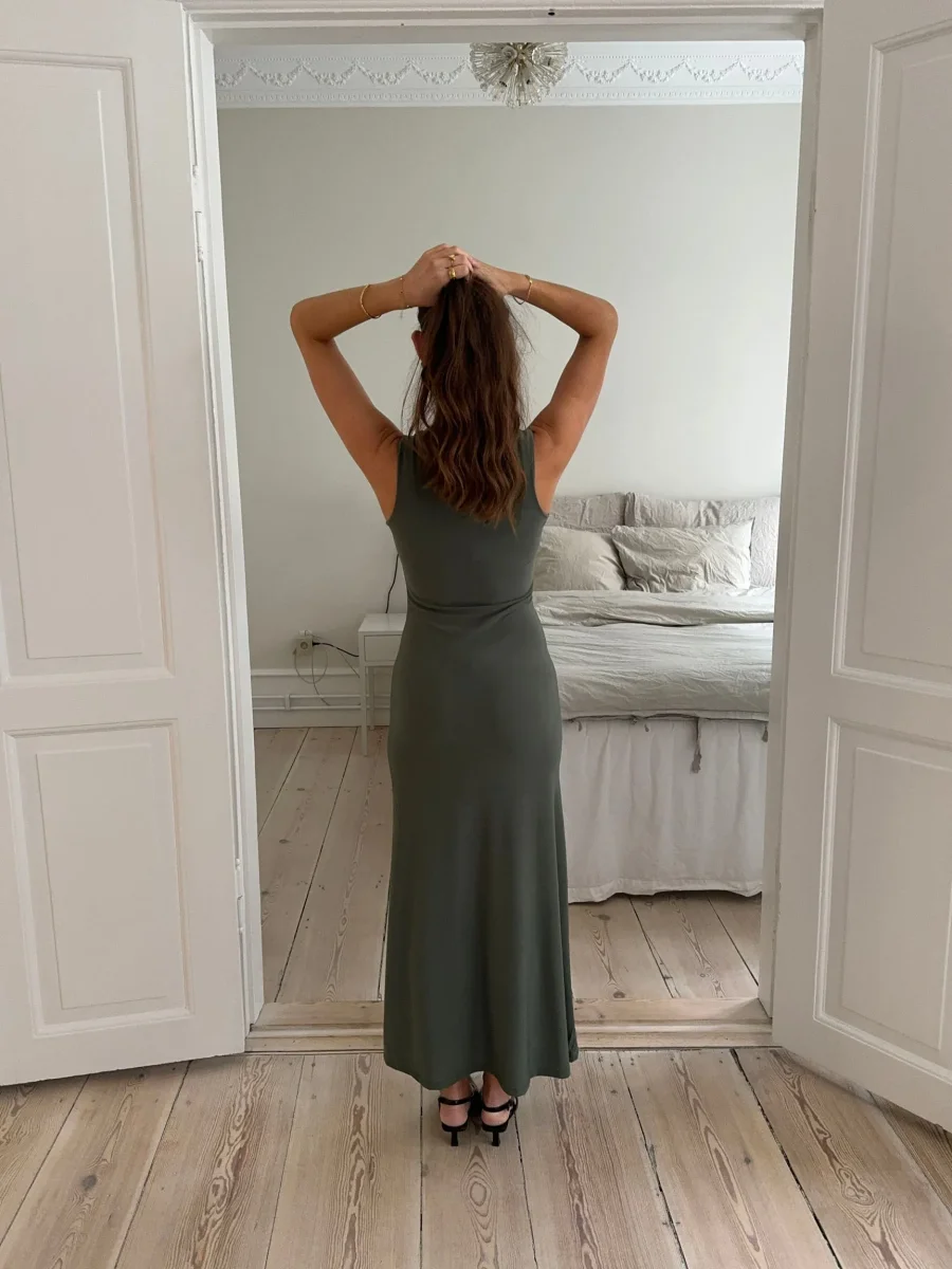 Tita maxi dress - Sage green - Image 4
