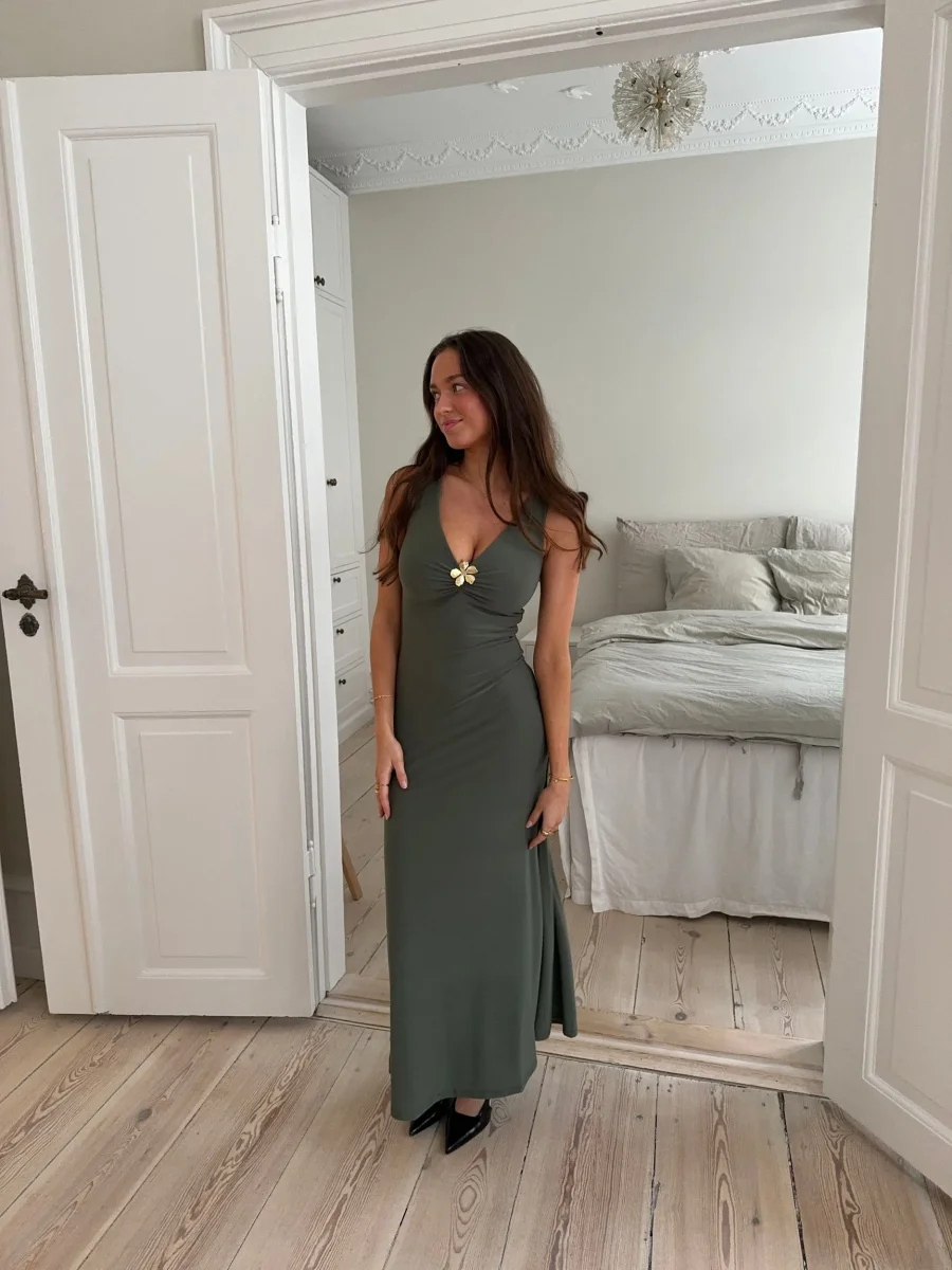 Tita maxi dress - Sage green - Image 9