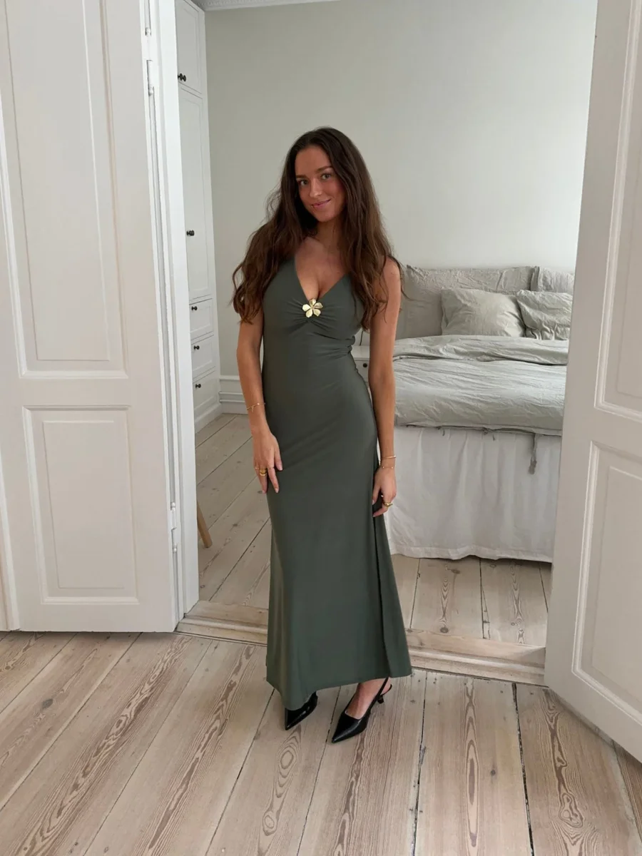 Tita maxi dress - Sage green - Image 6