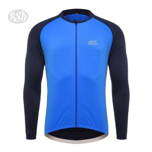 Venti-L Long Sleeve Cycling Jersey (Blue/Navy)